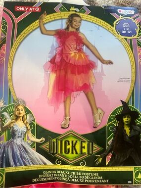 Disguise Glinda Deluxe Costume in Pink and Gold